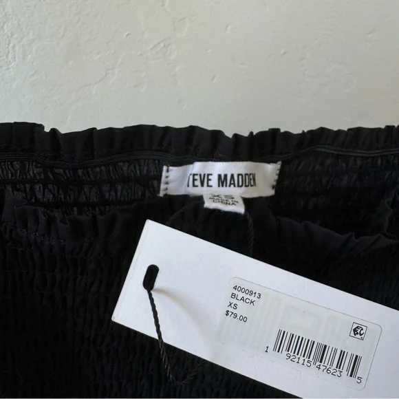 NWT Steve Madden Black Long Sleeve Dress Women’s XS - Picture 3 of 8